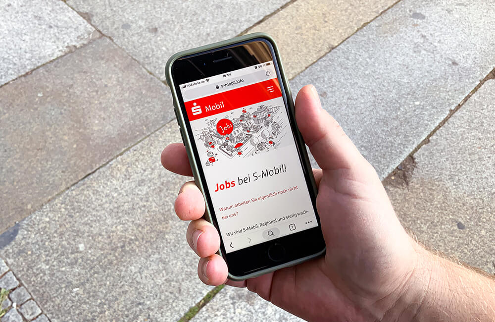 S-Mobil Website Phone